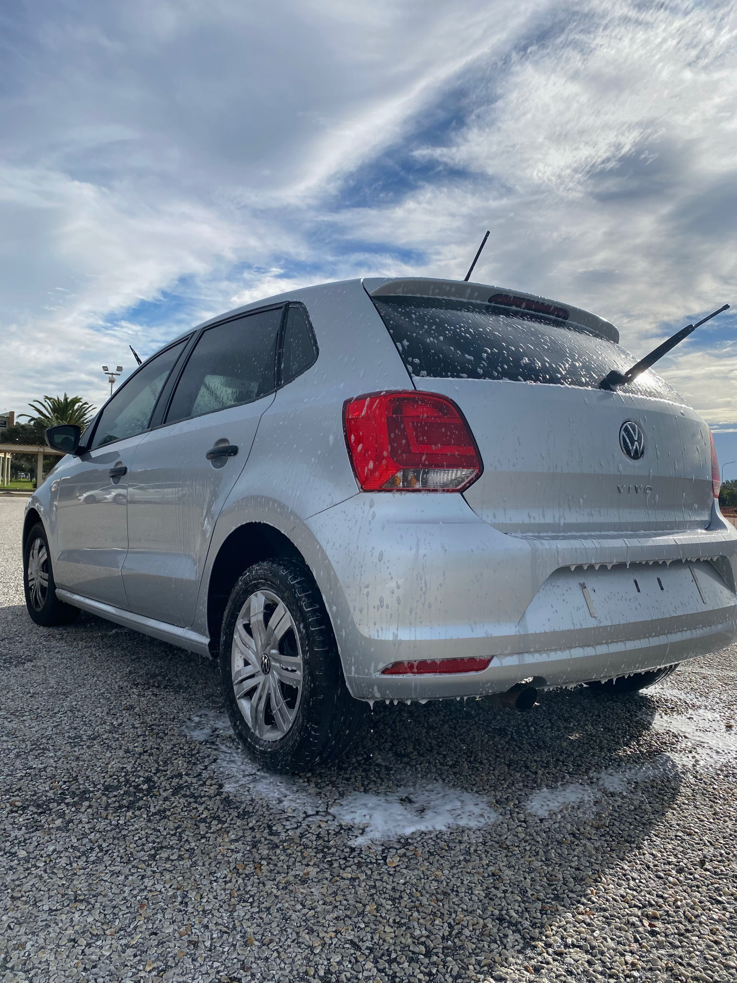 VW Polo Vivo — Snow Foam Rinse